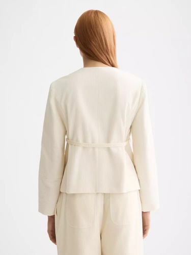 Фото ракурс 2 - Женская бежевая куртка SCOTCH & SODA артикул U9G00994T U137 FW2025