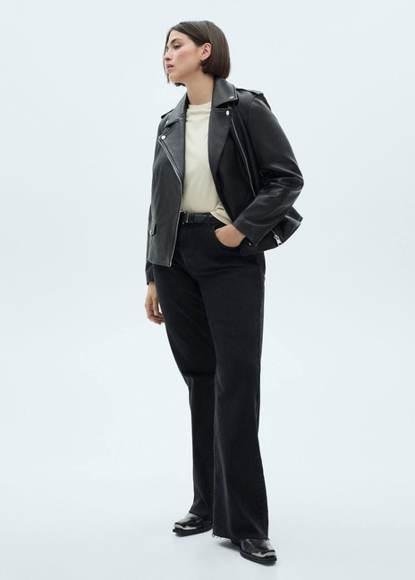 Жіноча чорна куртка Mango артикул 87064064 99 1 season Фото ракурс 5 - Жіноча чорна куртка Mango артикул 87064064 99 1 season