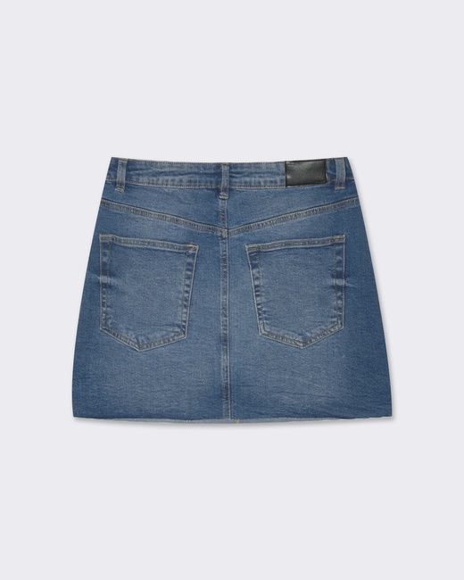 Фото ракурс 5 - Жіноча синя спiдниця Piazza Italia артикул 32862 Denim SS2025