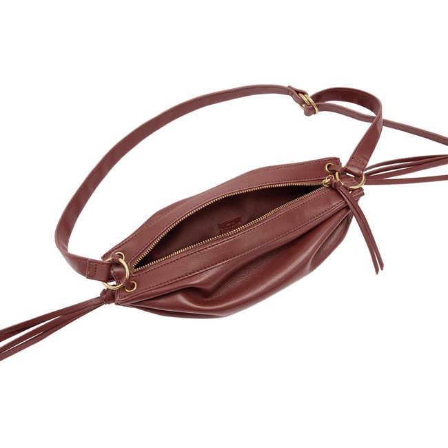 Женская бордовая сумка Parfois артикул 240421 _BU FW2025 Фото ракурс 4 - Женская бордовая сумка Parfois артикул 240421 _BU FW2025