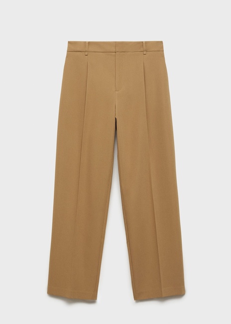 Фото ракурс 3 - Жіночі бежеві брюки Mango артикул 87011514 09 8 season