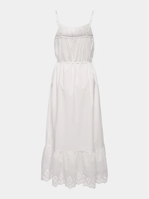 Жіноча біла сукня Only артикул 15313166 bright white SS2025 Фото ракурс 6 - Жіноча біла сукня Only артикул 15313166 bright white SS2025