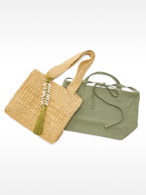 Жіноча бежева сумка Parfois артикул 230277 NCM FW2025 Фото ракурс 5 - Жіноча бежева сумка Parfois артикул 230277 NCM FW2025