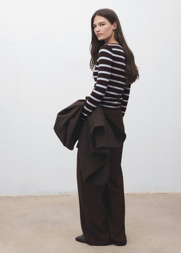 Фото ракурс 2 - Жіночий коричневий джемпер Mango артикул 17005820 32 1 season