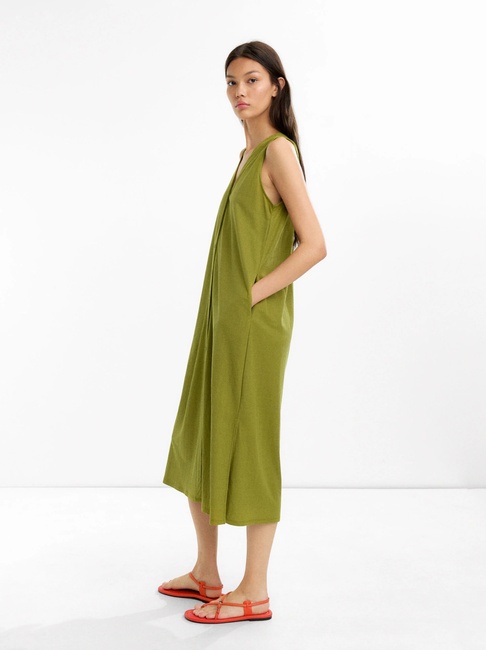 Женское зеленое платье Parfois артикул 234905 _OL FW2025 Фото ракурс 5 - Женское зеленое платье Parfois артикул 234905 _OL FW2025