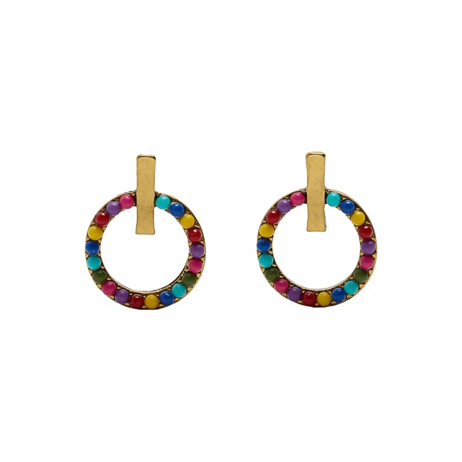 Жіночі різнокольорові сережки Parfois артикул 210319 _BM FW2025 Фото ракурс 1 - Жіночі різнокольорові сережки Parfois артикул 210319 _BM FW2025