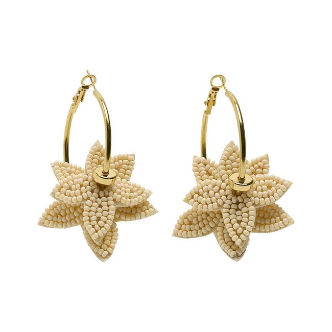 Фото ракурс 1 - Жіночі білі сережки Parfois артикул 235138 _WT FW2025