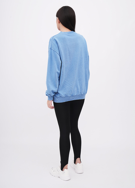 Фото ракурс 4 - Жіночі чорні лосини EQUILIBRI артикул W464 010 000 Black FW2025