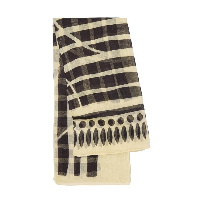 Жіночий бежевий шарф Parfois артикул 234263 _DM FW2025 Фото ракурс 2 - Жіночий бежевий шарф Parfois артикул 234263 _DM FW2025