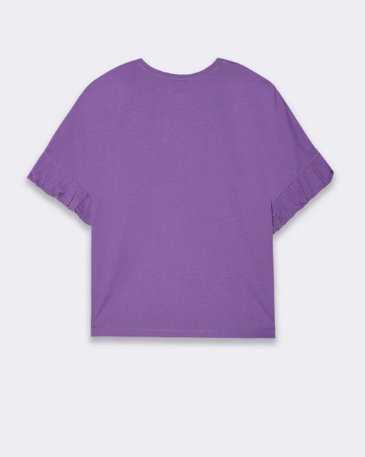 Фото ракурс 4 - Жіноча фіолетова футболка Piazza Italia артикул 50042 PURPLE SS2025