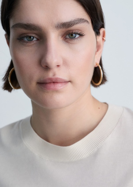 Фото ракурс 6 - Жіночий молочний джемпер Mango артикул 87014081 05 8 season