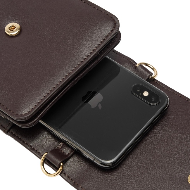 Фото ракурс 3 - Женский коричневый чехол Parfois артикул 238326 _HM FW2025