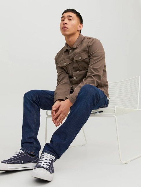 Фото ракурс 7 - Чоловічі сині джинси Jack & Jones артикул 12237237 Blue denim FW2024