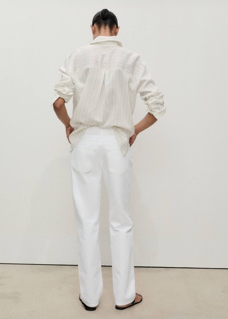 Фото ракурс 2 - Жіночі білі джинси Mango артикул 87056368 01 8 season