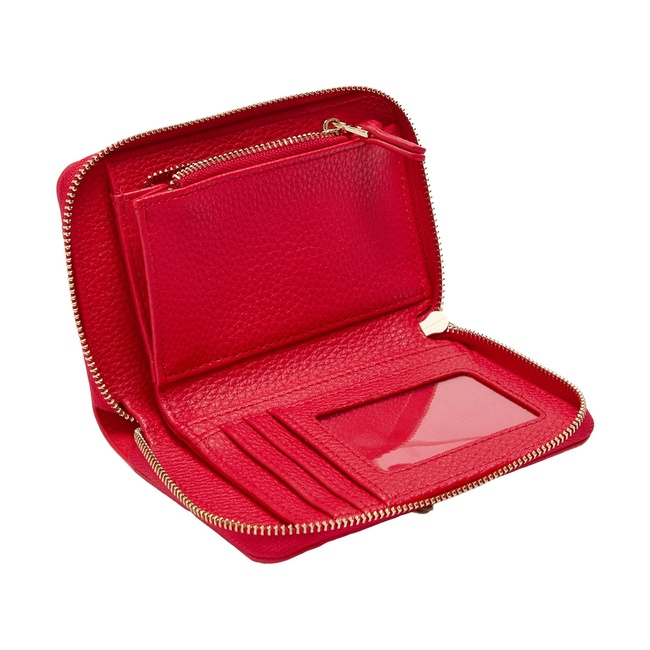 Фото ракурс 5 - Женский красный кошелёк Parfois артикул 235174 _RD FW2025