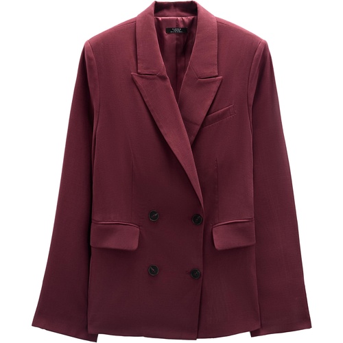 Фото ракурс 2 - Жіночий бордовий кардиган Parfois артикул 234689 _BU FW2025