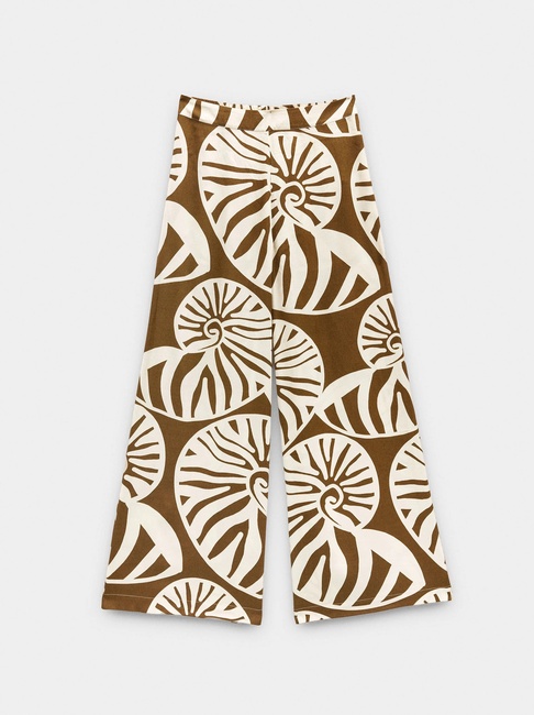 Женские зеленые штаны Parfois артикул 242020 _KK FW2025 Фото ракурс 4 - Женские зеленые штаны Parfois артикул 242020 _KK FW2025