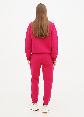 Фото ракурс 2 - Женские розовые штаны EQUILIBRI артикул TFR FL JZ Fucsia FW2024