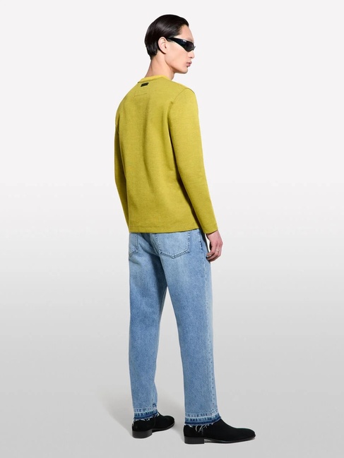 Чоловічі сині джинси Sisley артикул 4YRZSE02Q 902 25P Фото ракурс 2 - Чоловічі сині джинси Sisley артикул 4YRZSE02Q 902 25P