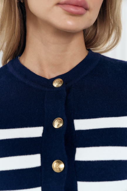 Фото ракурс 3 - Жіноча синя сукня EQUILIBRI артикул BW352002 000 NAVY BLUE SS2025