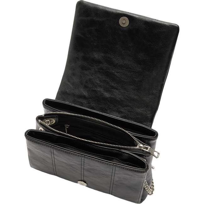Женская черная сумка Parfois артикул 238665 _BK FW2025 Фото ракурс 4 - Женская черная сумка Parfois артикул 238665 _BK FW2025