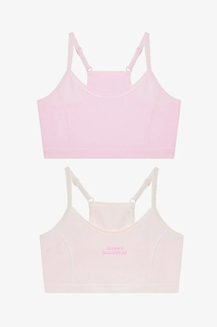 Фото ракурс 1 - Рожевий набір білизни для дівчаток Penti артикул PL2A2CNE25IY MIX 25SS