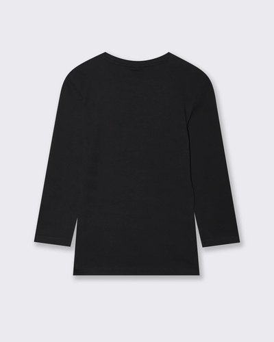 Фото ракурс 2 - Жіночий чорний реглан Piazza Italia артикул 62288 Black FW2025