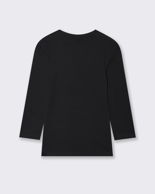 Фото ракурс 2 - Женский черный реглан Piazza Italia артикул 62288 Black FW2025