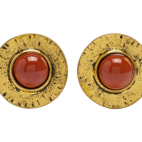 Фото ракурс 2 - Женские золотые серьги Parfois артикул 240940 _RT FW2025