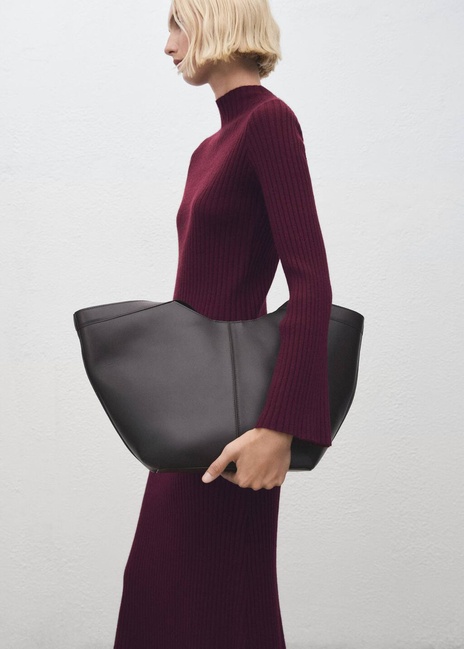 Женское бордовое платье Mango артикул 17067801 77 1 season Фото ракурс 3 - Женское бордовое платье Mango артикул 17067801 77 1 season