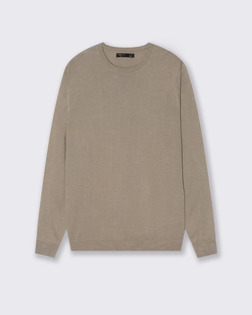 Чоловічий бежевий джемпер Piazza Italia артикул 65824 Beige FW2025 Фото ракурс 1 - Чоловічий бежевий джемпер Piazza Italia артикул 65824 Beige FW2025