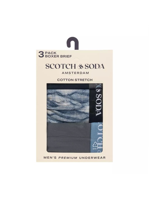 Чоловічий різнокольоровий набір білизни SCOTCH & SODA артикул SSFA25M156476 434 FW2025 Фото ракурс 2 - Чоловічий різнокольоровий набір білизни SCOTCH & SODA артикул SSFA25M156476 434 FW2025