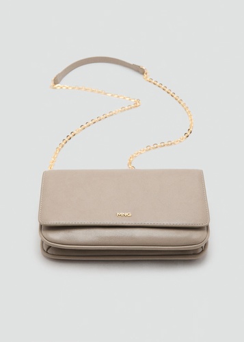 Фото ракурс 2 - Жіноча коричнева сумка Mango артикул 17095150 35 1 season