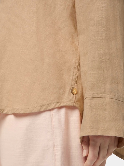 Фото ракурс 4 - Жіноча бежева сорочка SCOTCH & SODA артикул U9A00626T U212 SS2025