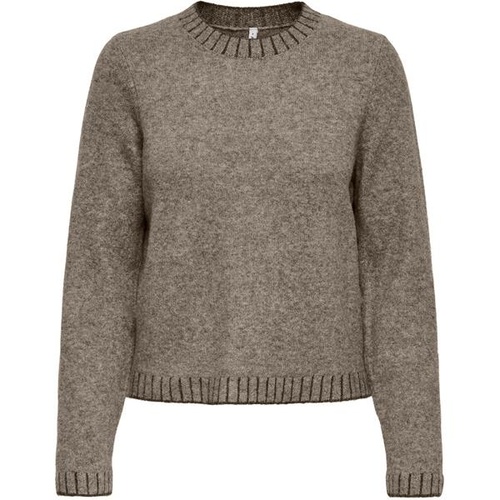 Фото ракурс 1 - Женский бежевый свитер Only артикул 15350496 FUNGI FW2025