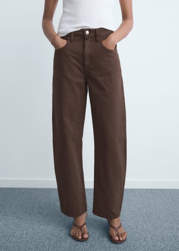 Фото ракурс 1 - Жіночі коричневі джинси Mango артикул 17094091 32 1 season