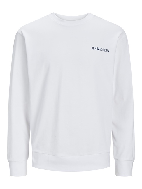 Фото ракурс 1 - Чоловічий білий світшот Jack & Jones  артикул 12249268 White SS2024