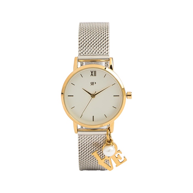 Жіночий срібний годинник Parfois артикул 230284 _MM SS2025 Фото ракурс 1 - Жіночий срібний годинник Parfois артикул 230284 _MM SS2025