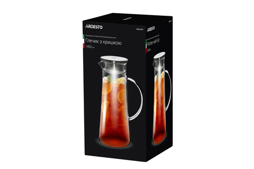 Фото ракурс 2 - Прозрачный кувшин Ardesto артикул AR2614PG No color FW2025