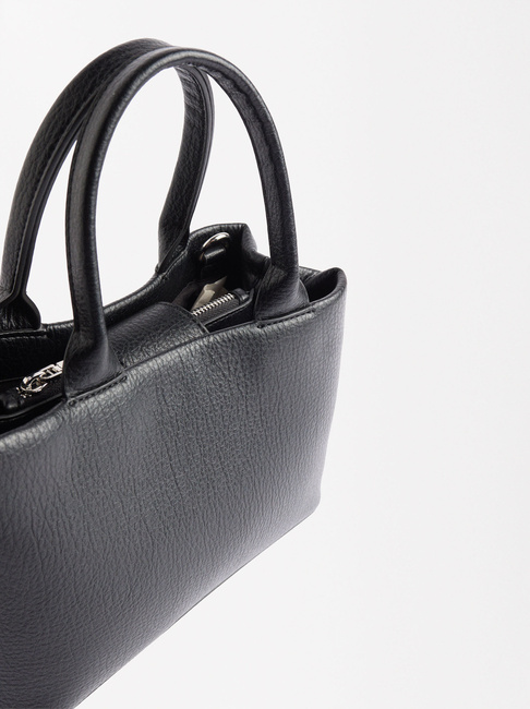 Женская черная сумка Parfois артикул 229441 _BK SS2025 Фото ракурс 3 - Женская черная сумка Parfois артикул 229441 _BK SS2025