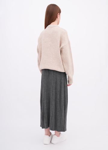 Фото ракурс 2 - Жіноча сіра спiдниця EQUILIBRI артикул W362 001 000 Anthracite FW2025