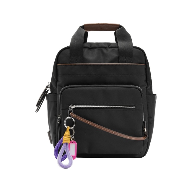 Фото ракурс 1 - Жіночий чорний рюкзак Parfois артикул 240194 _BK FW2025