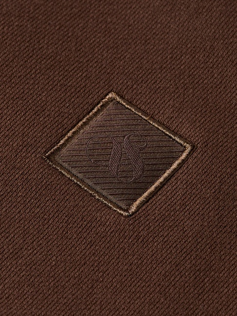 Чоловічий коричневий світшот SCOTCH & SODA артикул 181276 201 FW2025 Фото ракурс 7 - Чоловічий коричневий світшот SCOTCH & SODA артикул 181276 201 FW2025