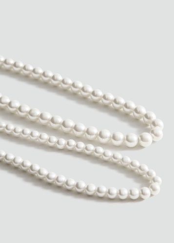 Фото ракурс 2 - Жіноче білe намисто Mango артикул 17004131 01 1 season
