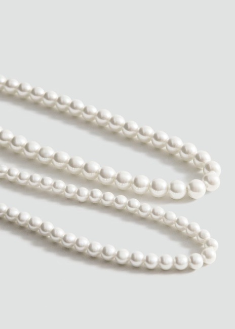 Фото ракурс 2 - Жіноче білe намисто Mango артикул 17004131 01 1 season