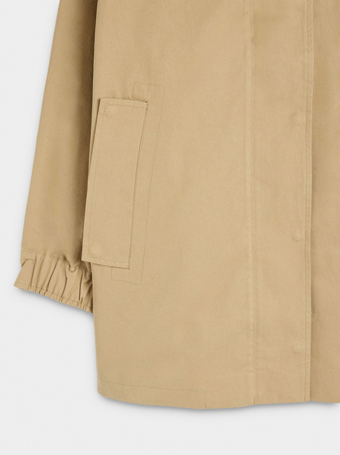 Фото ракурс 5 - Женский бежевый плащ Parfois артикул 237681 _BG FW2025