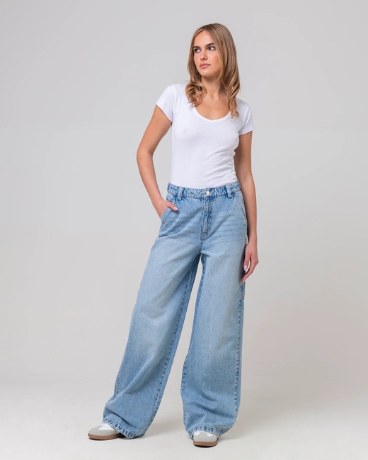 Фото ракурс 3 - Жіночі сині джинси Piazza Italia артикул 32932 Denim FW2025