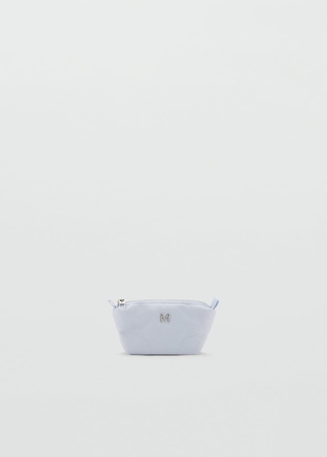 Фото ракурс 2 - Женская голубая косметичка Mango артикул 87093284 50 8 season