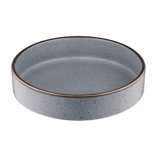 Фото ракурс 6 - Серая тарелка суповая Ardesto артикул AR0220FG No color FW2025