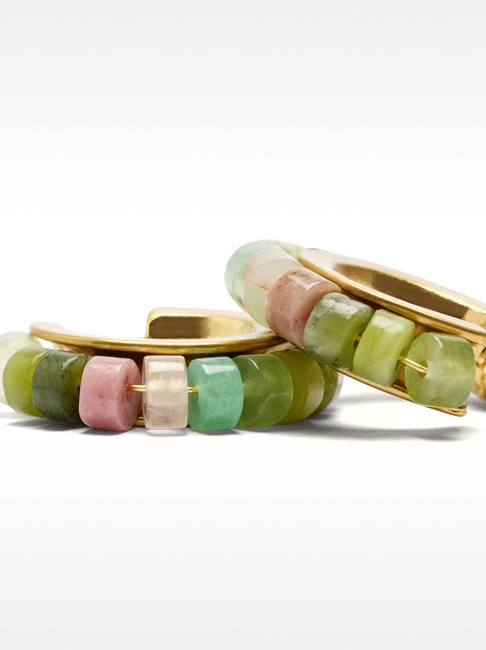 Фото ракурс 1 - Жіночі зелені сережки Parfois артикул 1886651 HMU FW2025